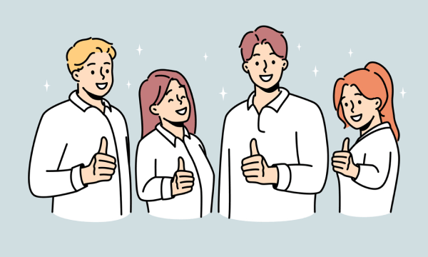 転職事例いいねポーズ